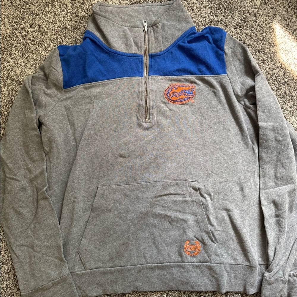 PINK Victoria's Secret florida gators Gray and Blue Pullover